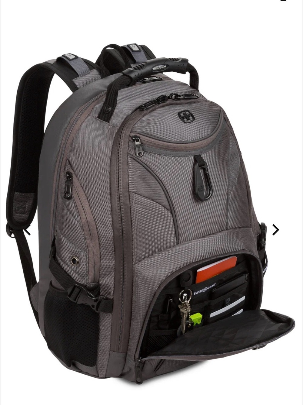 SwissGear Gray Travel & Laptop Backpack like new
